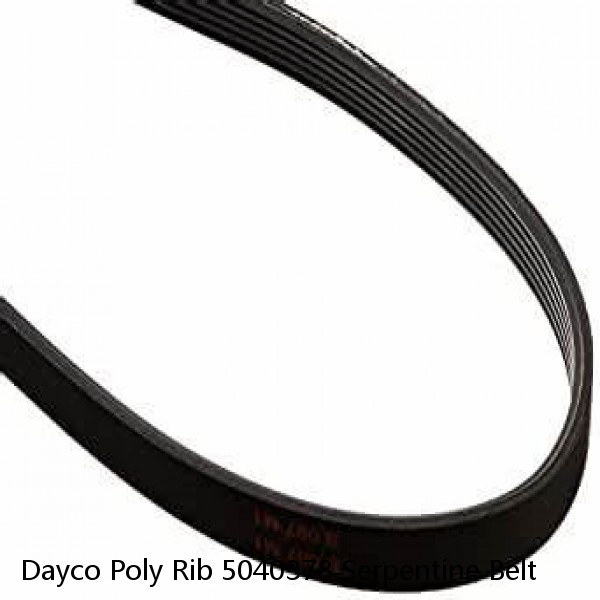 Dayco Poly Rib 5040378 Serpentine Belt