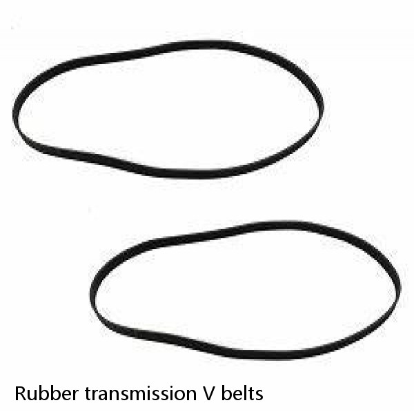 Rubber transmission V belts